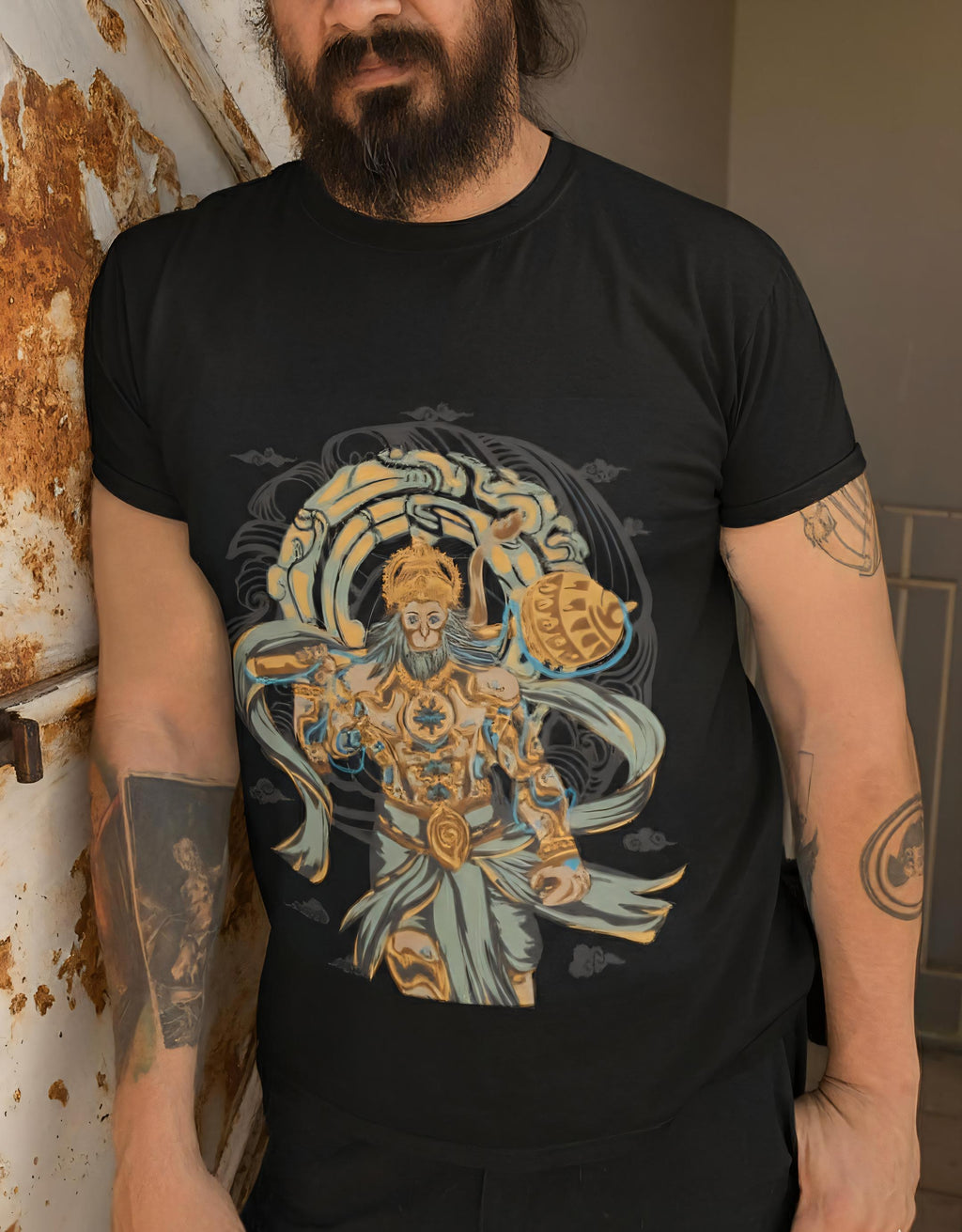 Hanuman Ji Premium Oversized T-Shirt for Men & Women
