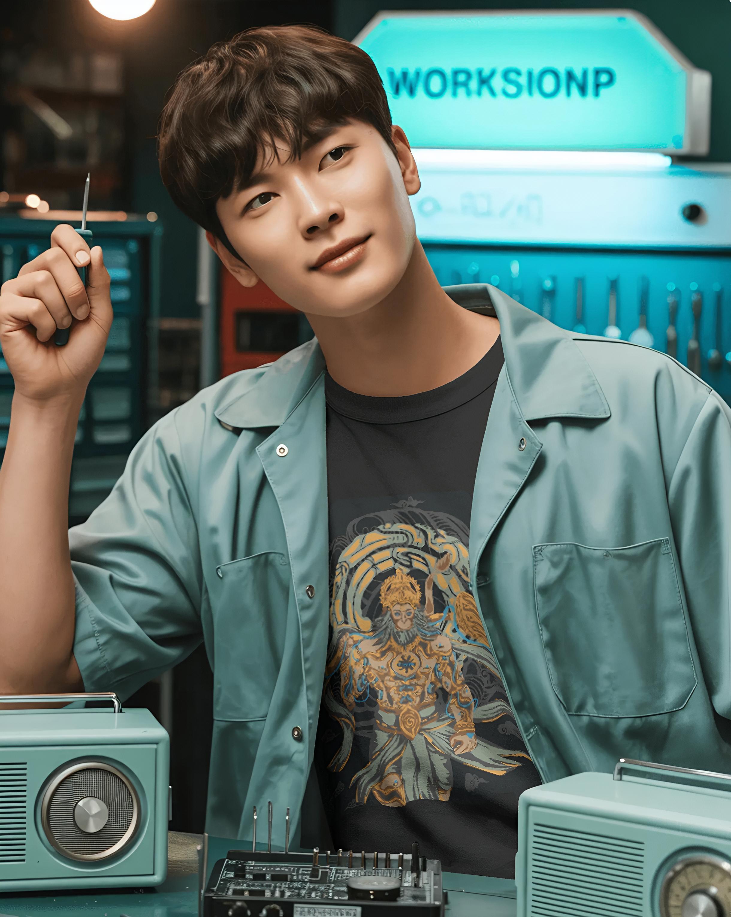 Hanuman Ji Premium Oversized T-Shirt for Men & Women