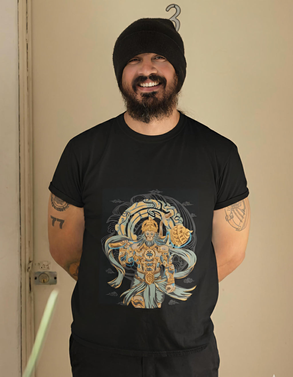 Hanuman Ji Premium Oversized T-Shirt for Men & Women